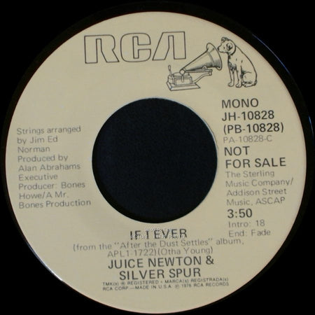 Juice Newton & Silver Spur - If I Ever / If I Ever side B