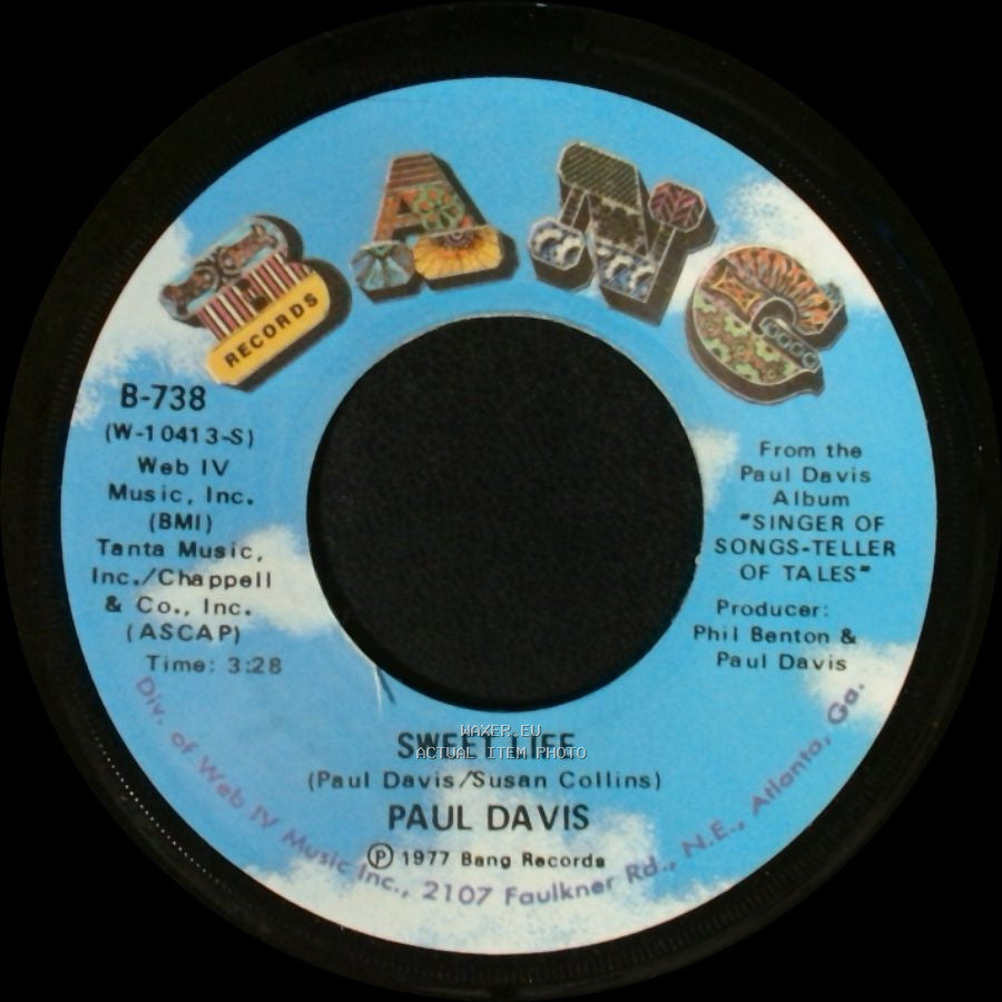 Paul Davis - Sweet Life / Bad Dream side A