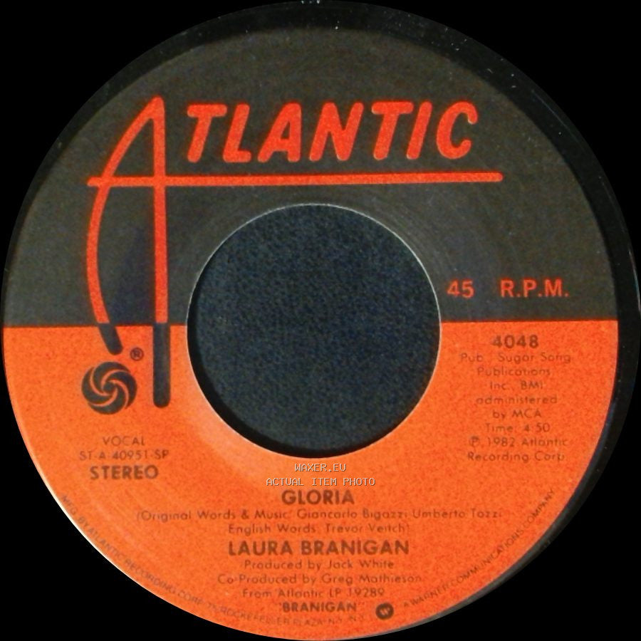 Laura Branigan - Living A Lie / Gloria side B