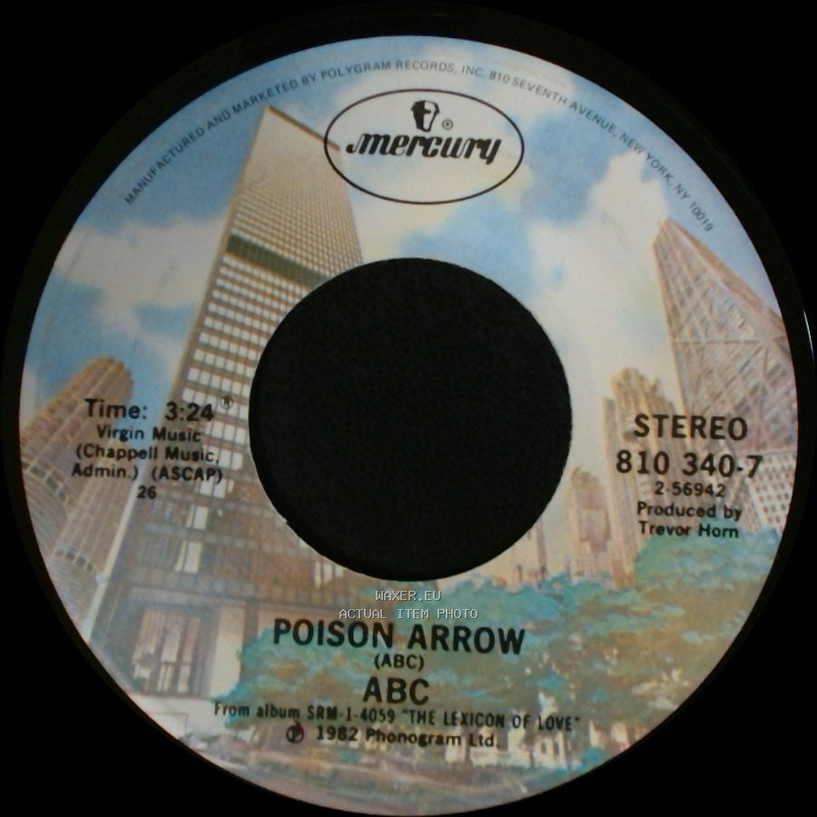 Abc - Poison Arrow / Tears Are Not Enough side A