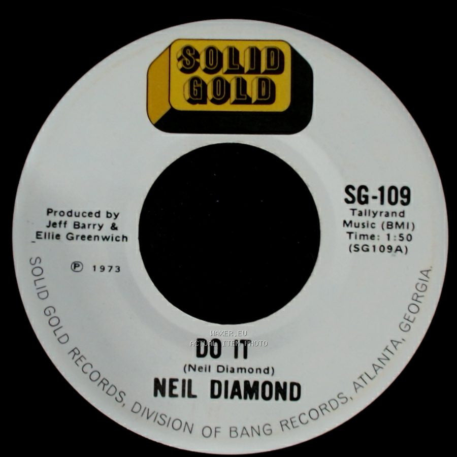 Neil Diamond - Oh No No (I Got The Feelin) / Do It side B