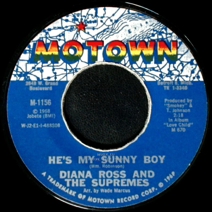 Diana Ross And The Supremes - He's My Sunny Boy / Someday We'll Be Together side A