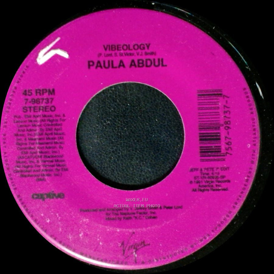 Paula Abdul - Vibeology / Vibeology side A