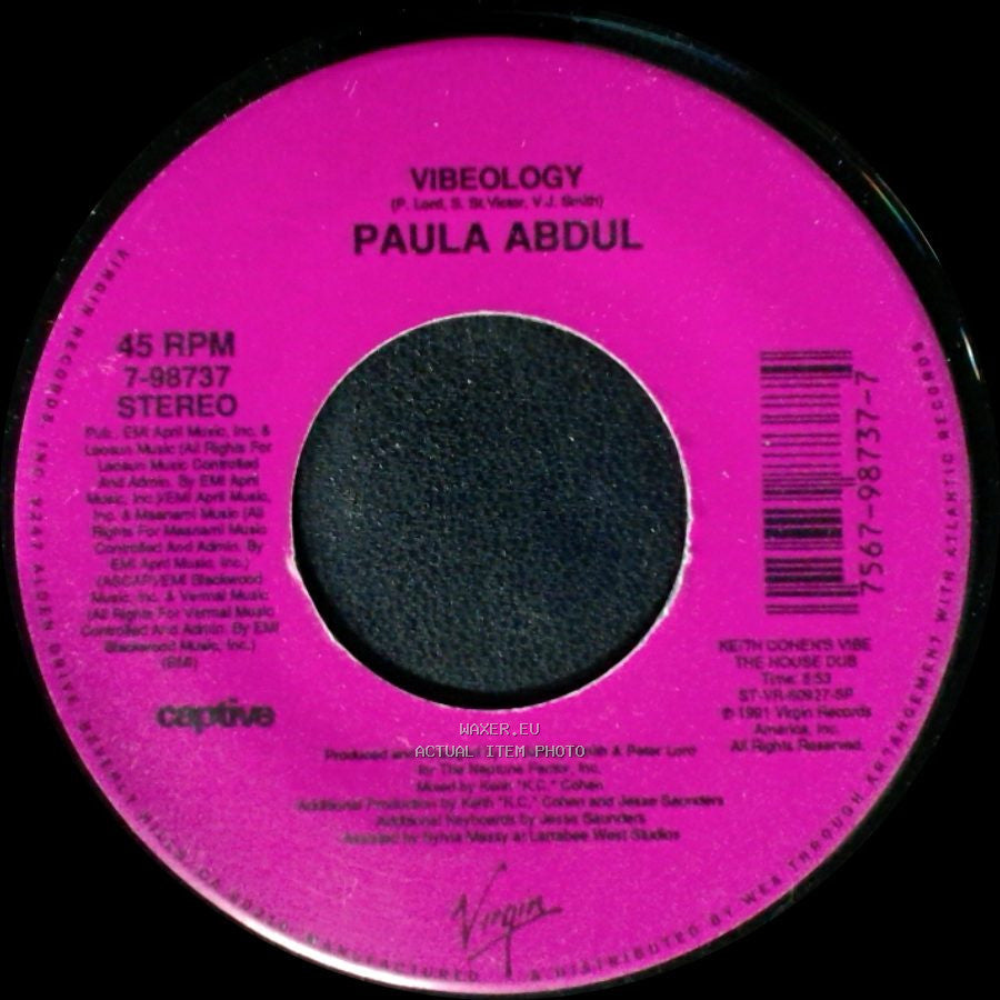 Paula Abdul - Vibeology / Vibeology side B