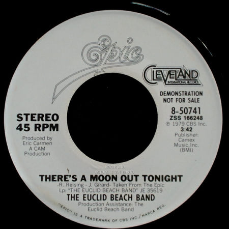 The Euclid Beach Band - There's A Moon Out Tonight / There's A Moon Out Tonight side A