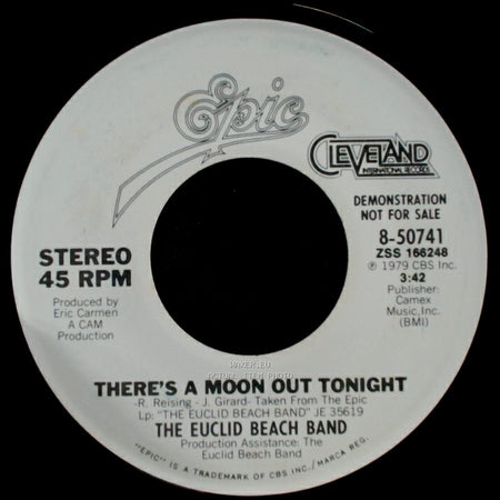 The Euclid Beach Band - There's A Moon Out Tonight / There's A Moon Out Tonight side B