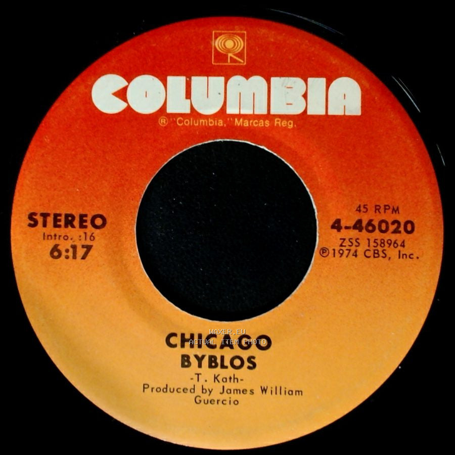 Chicago - Byblos / (I've Been) Searchin' So Long side A