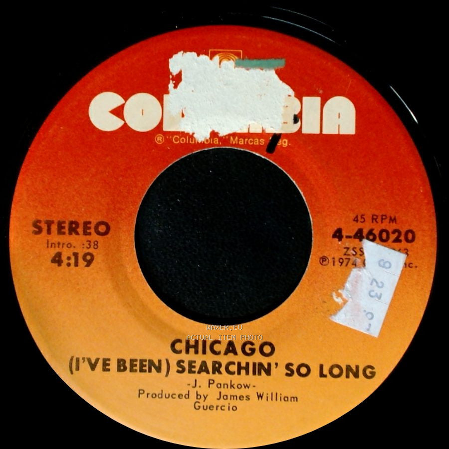 Chicago - Byblos / (I've Been) Searchin' So Long side B