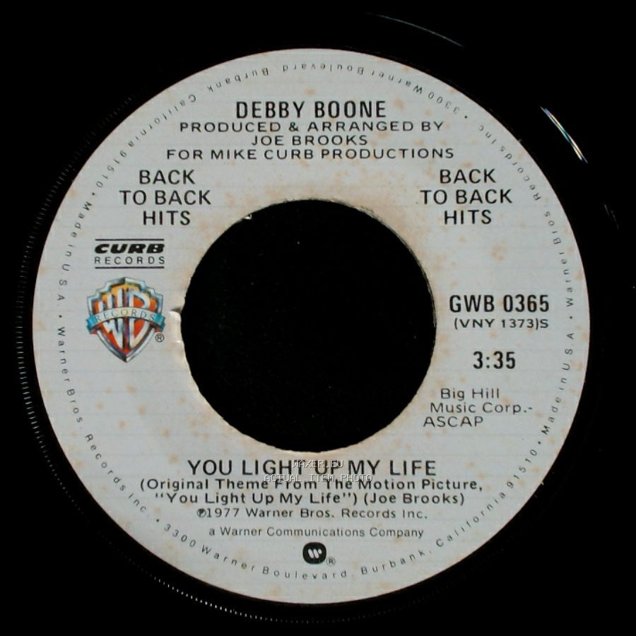 Debby Boone - Hasta Mañana / You Light Up My Life side B