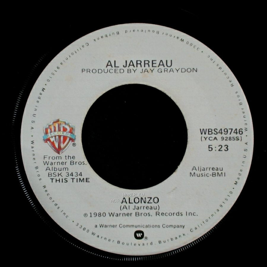 Al Jarreau - Alonzo / We're In This Love Together side A