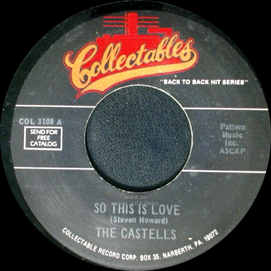 The Castells - So This Is Love / Sacred side A