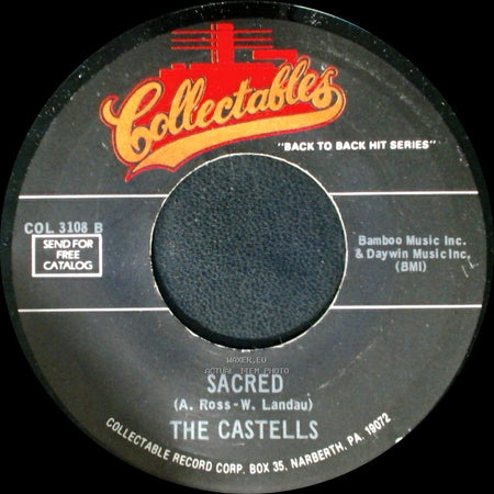 The Castells - So This Is Love / Sacred side B
