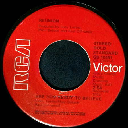 Reunion - Are You Ready To Believe / Life Is A Rock (But The Radio Rolled Me) side A