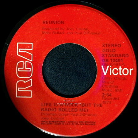 Reunion - Are You Ready To Believe / Life Is A Rock (But The Radio Rolled Me) side B