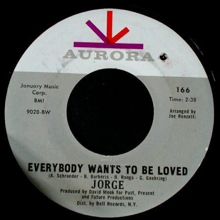 Jorge - Everybody Wants To Be Loved / Tic Tac Toe side A