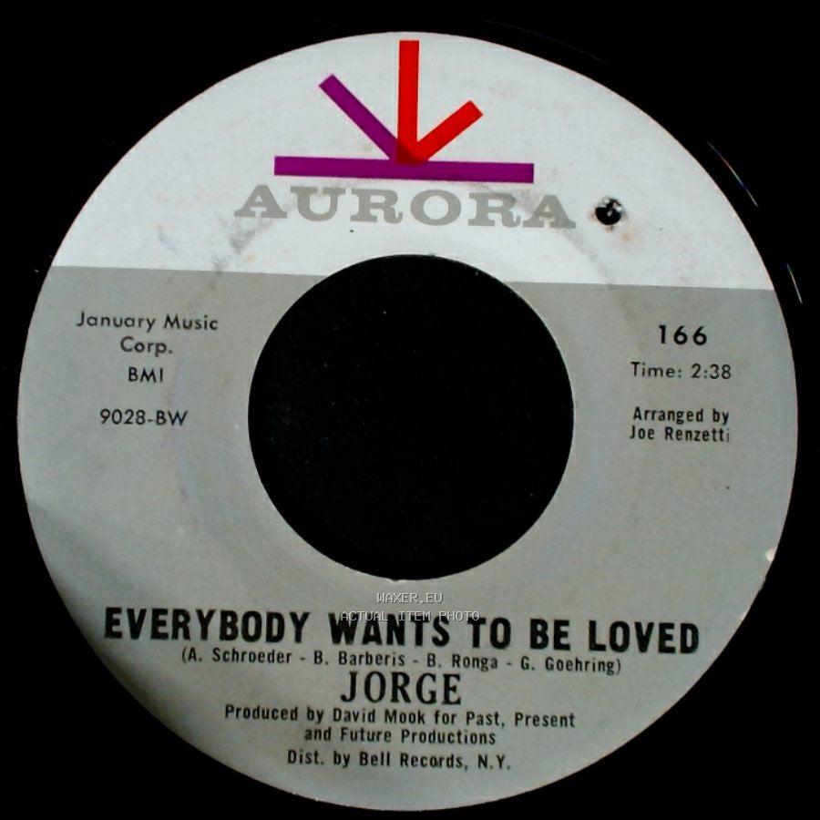 Jorge - Everybody Wants To Be Loved / Tic Tac Toe side A