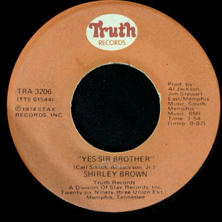 Shirley Brown - Yes Sir Brother / Woman To Woman side A