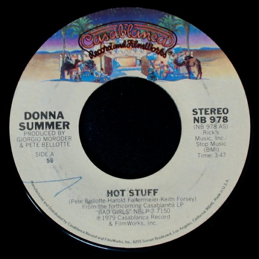Donna Summer - Hot Stuff / Journey To The Centre Of Your Heart side A