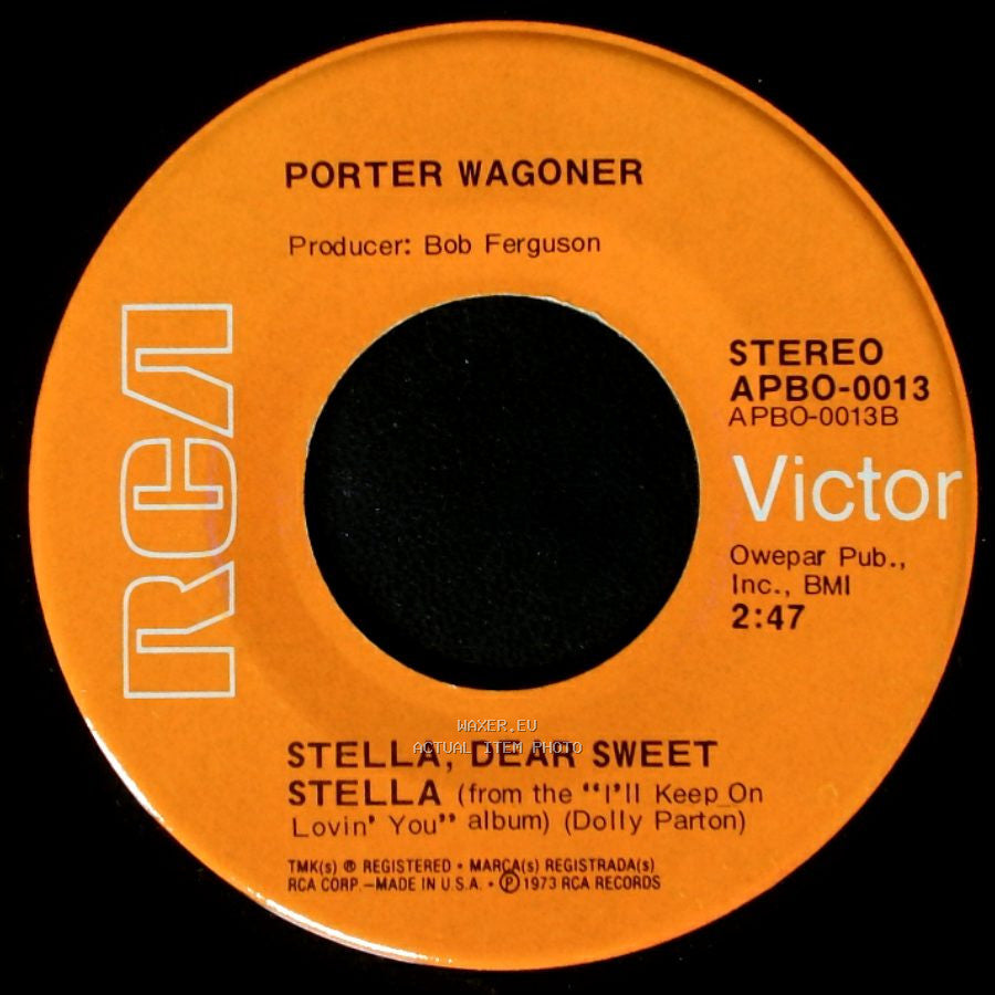 Porter Wagoner - Wake Up, Jacob / Stella, Dear Sweet Stella side B