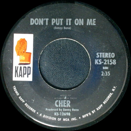 Chér - Don't Put It On Me / The Way Of Love side A