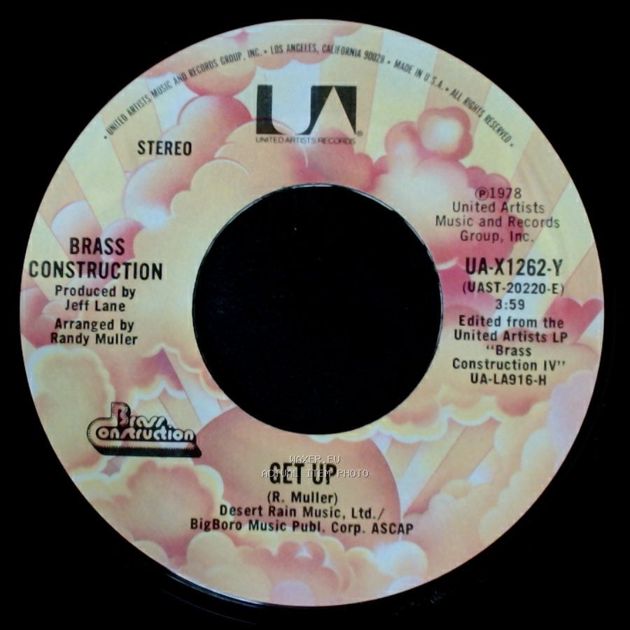 Brass Construction - Get Up / Perceptions (What's The Right Direction) side A