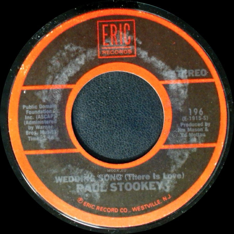 Paul Stookeys - Sebastian / Wedding Song (There Is Love) side B