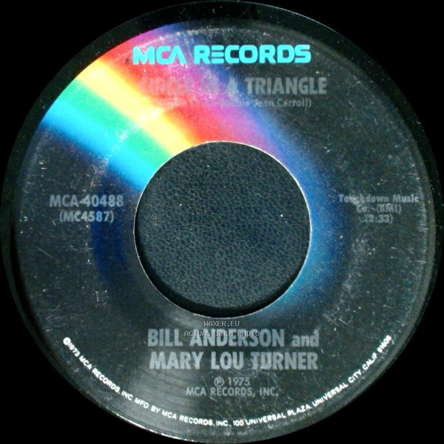 Bill Anderson And Mary Lou Turner - Sometimes A Rainbow / Sometimes side A