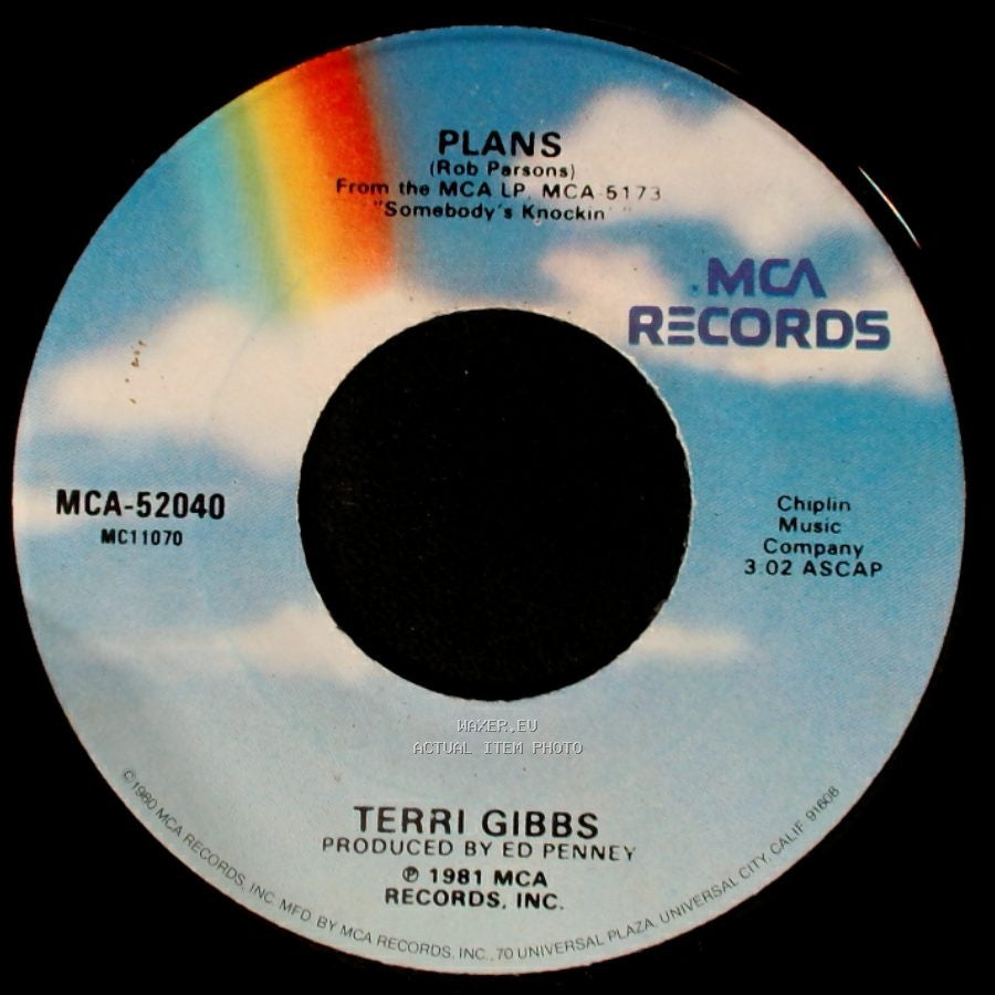 Terri Gibbs - Plans / Ashes To Ashes side A