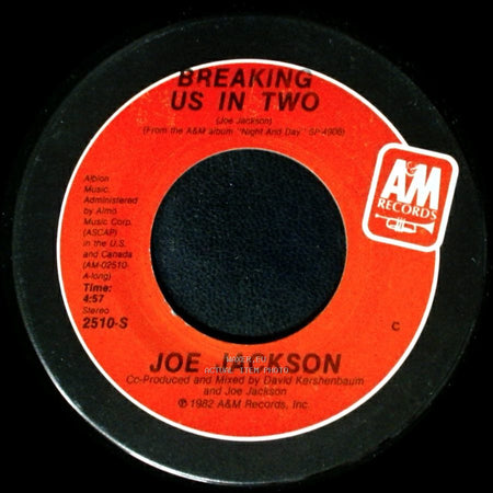 Joe Jackson - Target / Breaking Us In Two side B