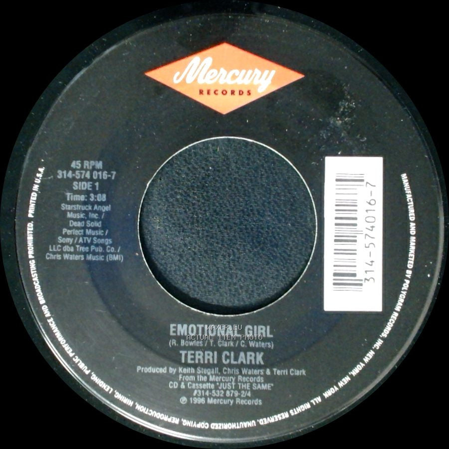 Terri Clark - Emotional Girl / Something In The Water side A