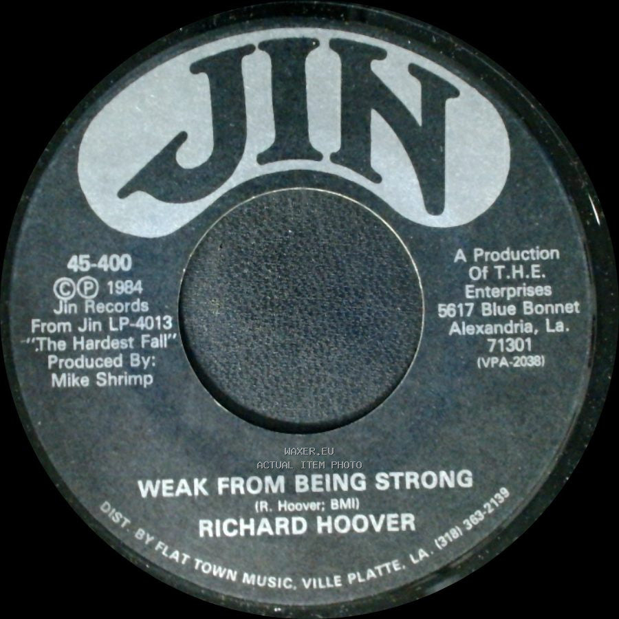 Richard Hoover - Weak From Being Strong / Remember To Forget side A