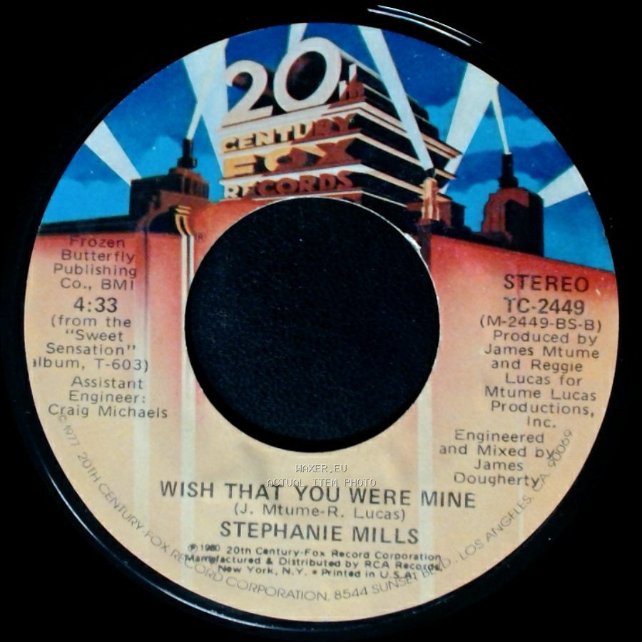 Stephanie Mills - Sweet Sensation / Wish That You Were Mine side B