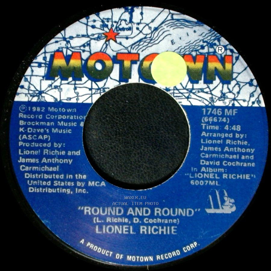 Lionel Richie - Round And Round / Stuck On You side A