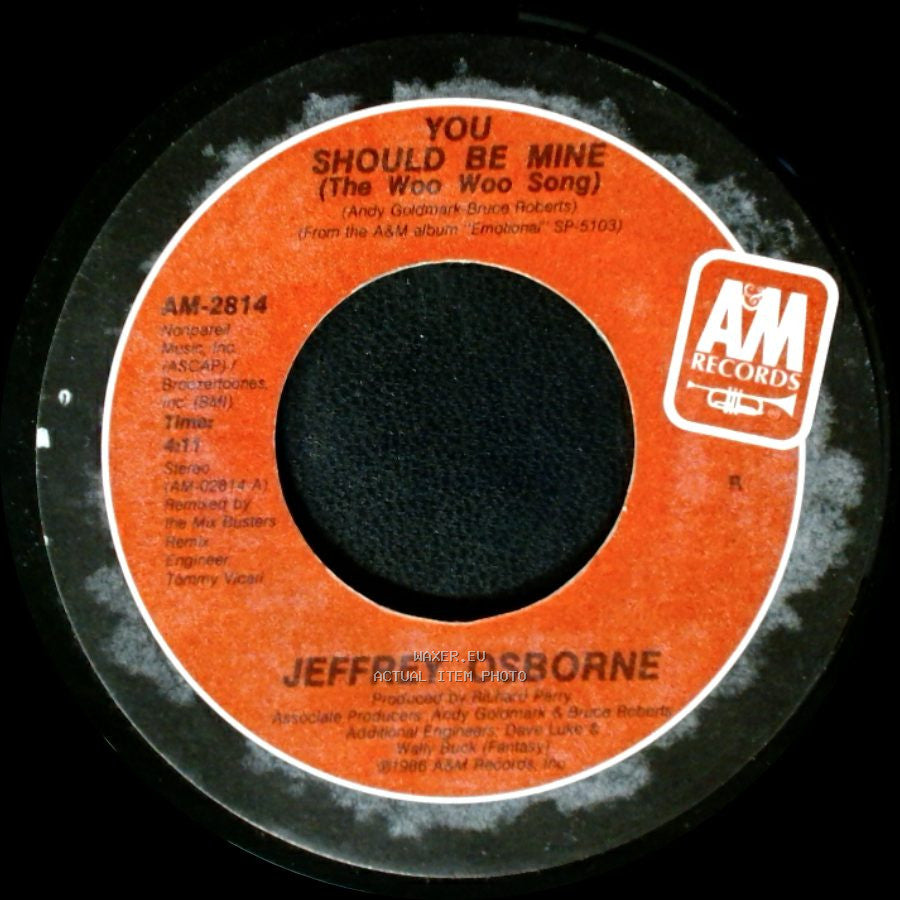 Jeffrey Osborne Duet With Portia Griffin / Jeffrey Osborne - Who Would Have Guessed / You Should Be Mine (The Woo Woo Song) side B