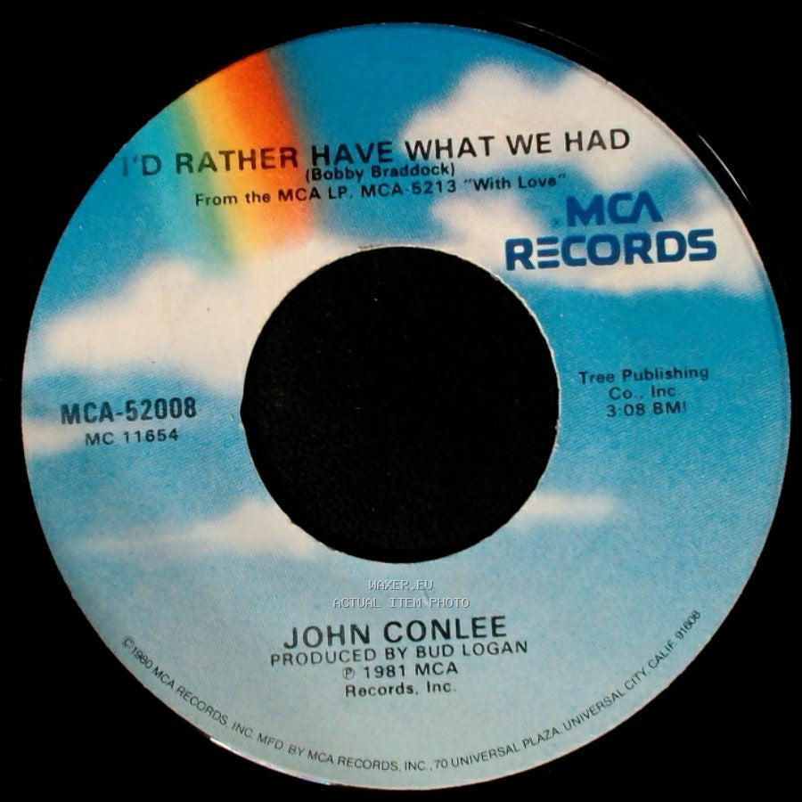 John Conlee - I'd Rather Have What We Had / Busted side A