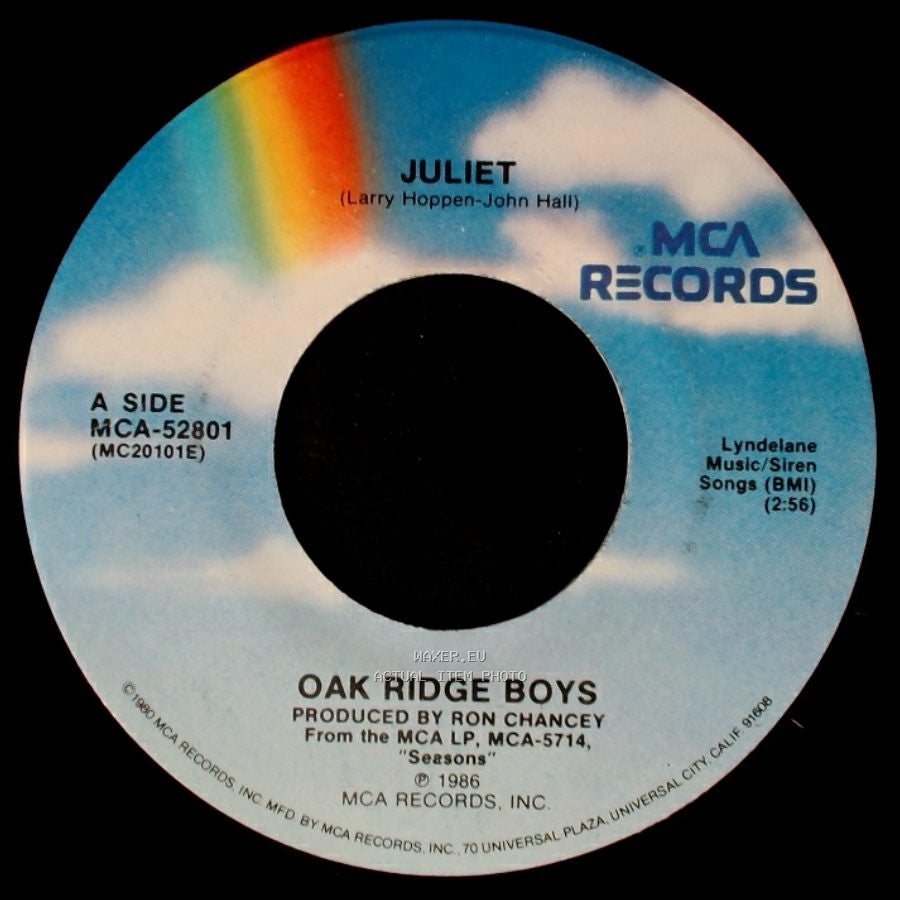 Oak Ridge Boys - Juliet / Everybody Wins side A
