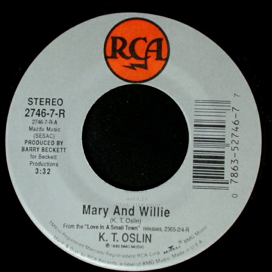 K. T. Oslin - Love Is Strange / Mary And Willie side A