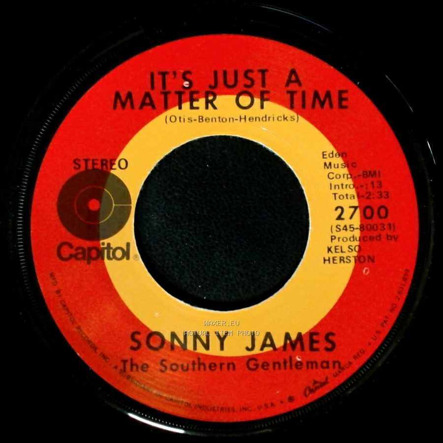 Sonny James - This World Of Ours / It's Just A Matter Of Time side B