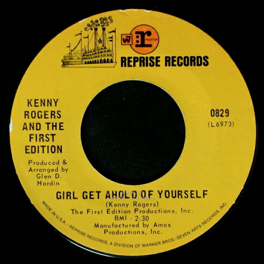 Kenny Rogers And The First Edition - Ruby, Don't Take Your Love To Town / Girl Get Ahold Of Yourself side B