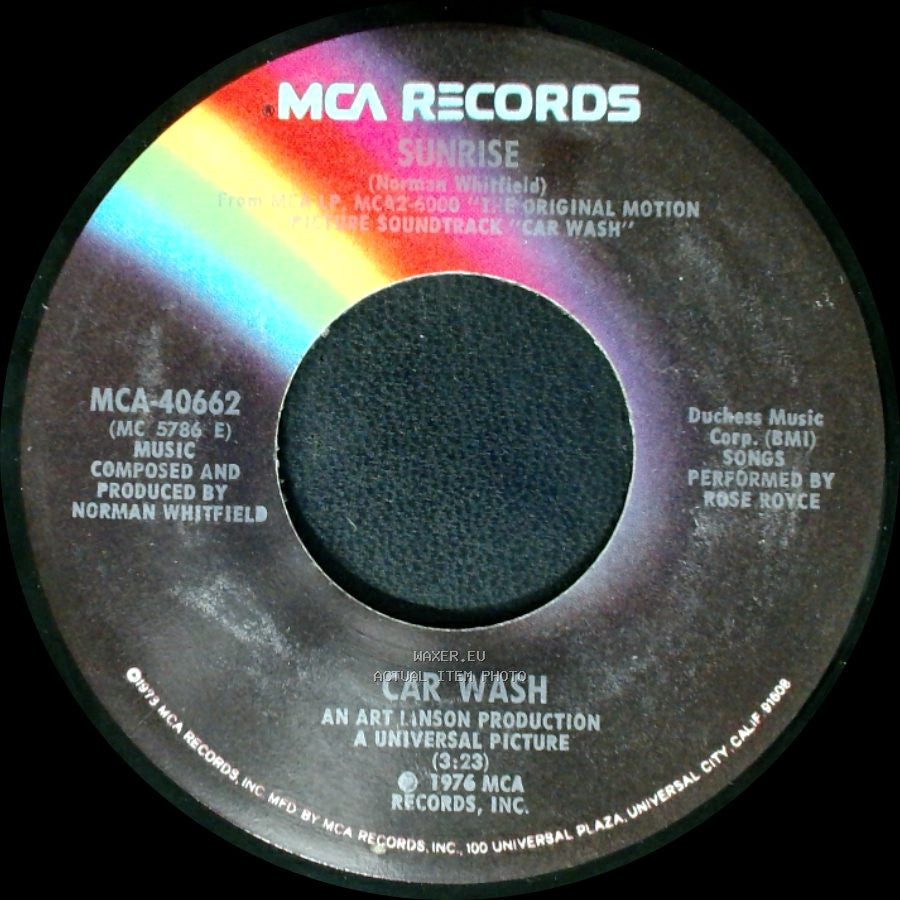 Rose Royce - Sunrise / I Wanna Get Next To You side A