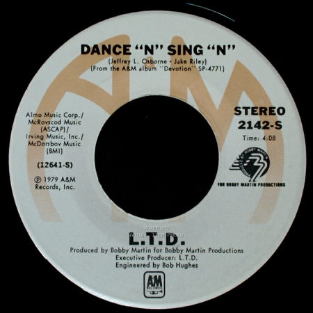 L.T.D. - Give It All / Dance "N" Sing "N" side B