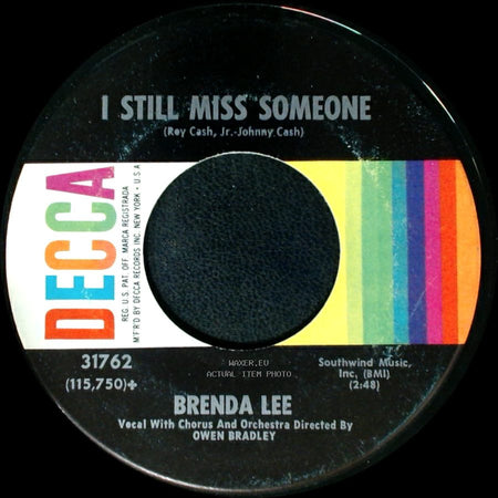 Brenda Lee - Truly, Truly, True / I Still Miss Someone side B
