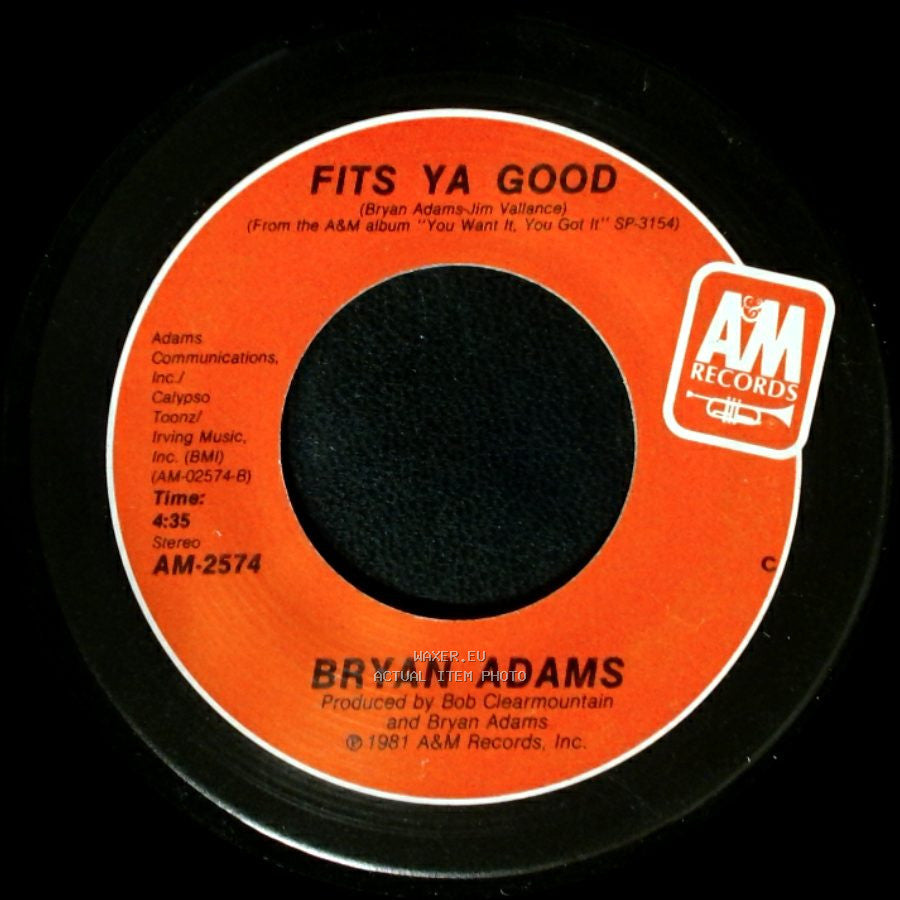 Bryan Adams - Fits Ya Good / This Time side A