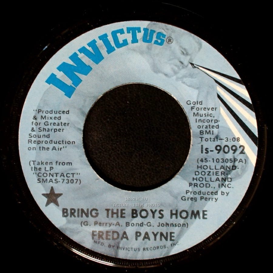 Freda Payne - I Shall Not Be Moved / Bring The Boys Home side A