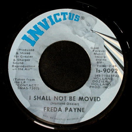 Freda Payne - I Shall Not Be Moved / Bring The Boys Home side B