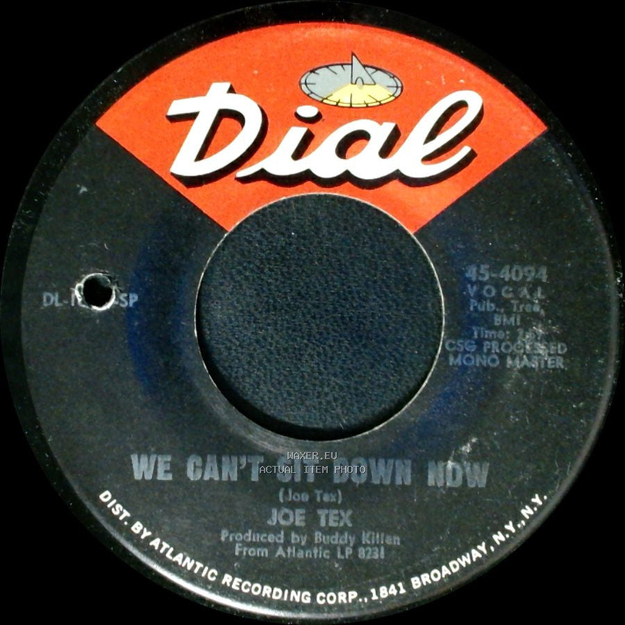 Joe Tex - It Ain't Sanitary / We Can't Sit Down Now side B