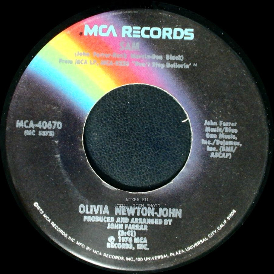 Olivia Newton-John - Sam / I'll Bet You A Kangaroo side A