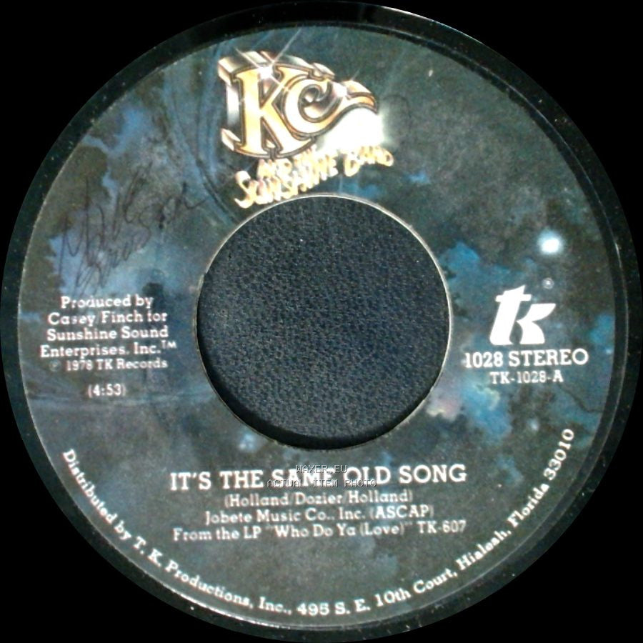 Kc And The Sunshine Band - It's The Same Old Song / Let's Go Party side A