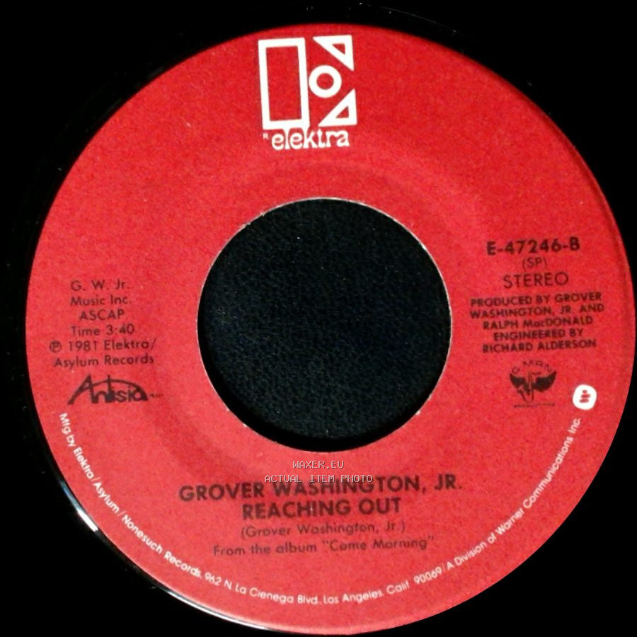 Grover Washington, Jr. - Be Mine (Tonight) / Reaching Out side B