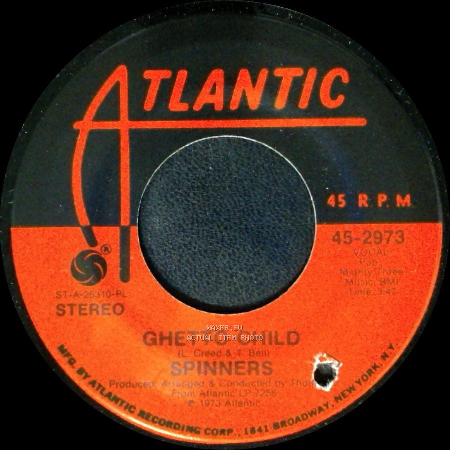 Spinners - We Belong Together / Ghetto Child side B